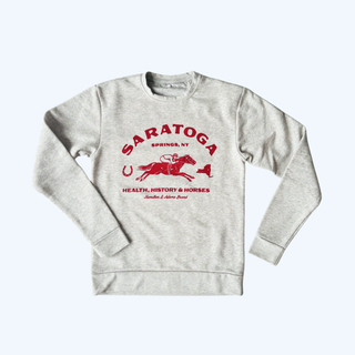 Saratoga Racehorse Crewneck Sweatshirt
