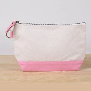 Canvas Zip Top Pouch