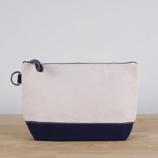 Canvas Zip Top Pouch